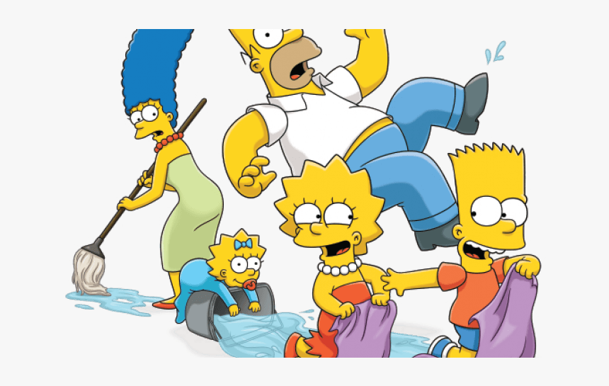 Transparent Seasons Clipart - Family Simpsons, HD Png Download - kindpng.