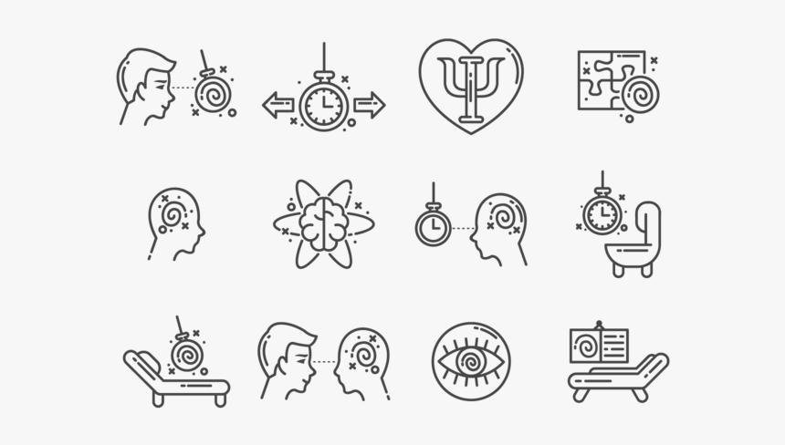 Hypnosis Icons Vector - Hypnose Icon, HD Png Download, Free Download