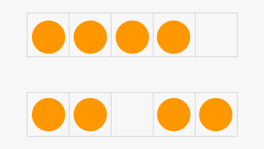 Early Numeracy Same But Different Math 8 Dots - Circle, HD Png Download, Free Download