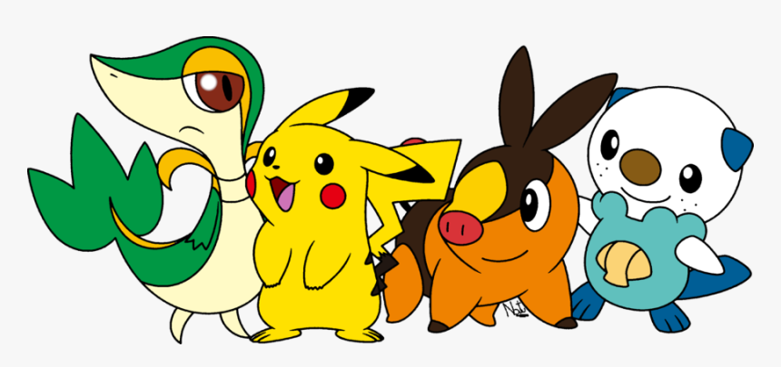 Oshawott Snivy And Tepig , Png Download - Snivy Oshawott Tepig, Transparent Png, Free Download