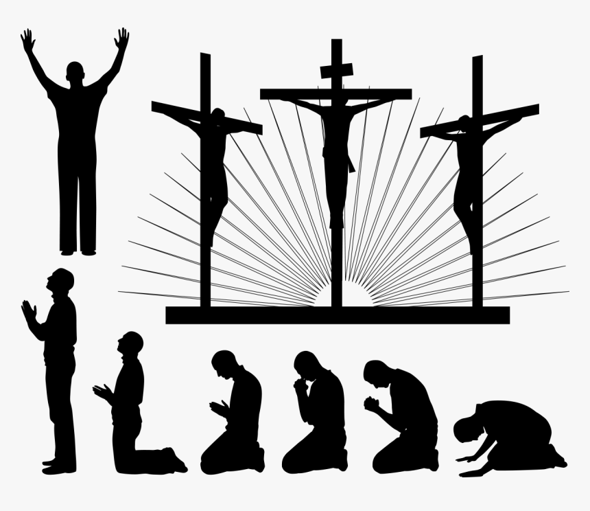 Religion Christian Cross Christianity Prayer - Religious Vector, HD Png Download, Free Download