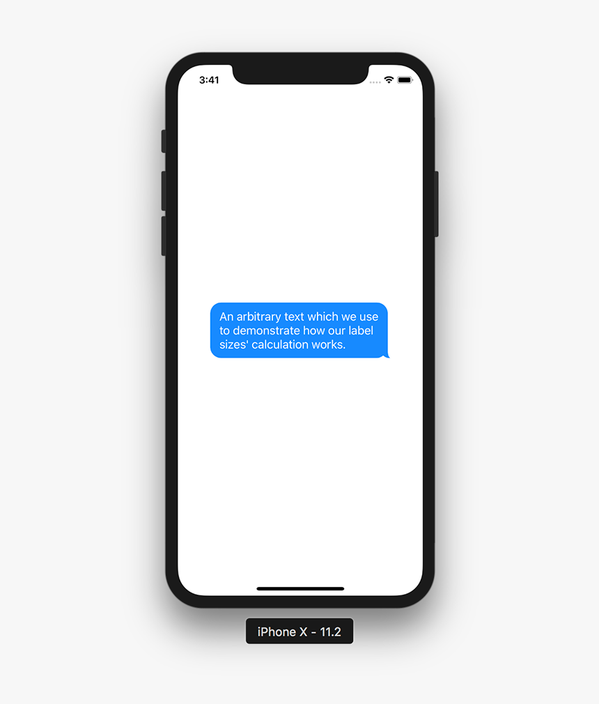 Creating A Chat Bubble Which Looks Like A Chat Bubble - Speech Bubble Swift, HD Png Download, Free Download