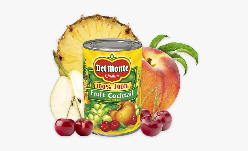 Fruit Cocktail - 100% Juice - No Sugar Added Fruit Can, HD Png Download, Free Download