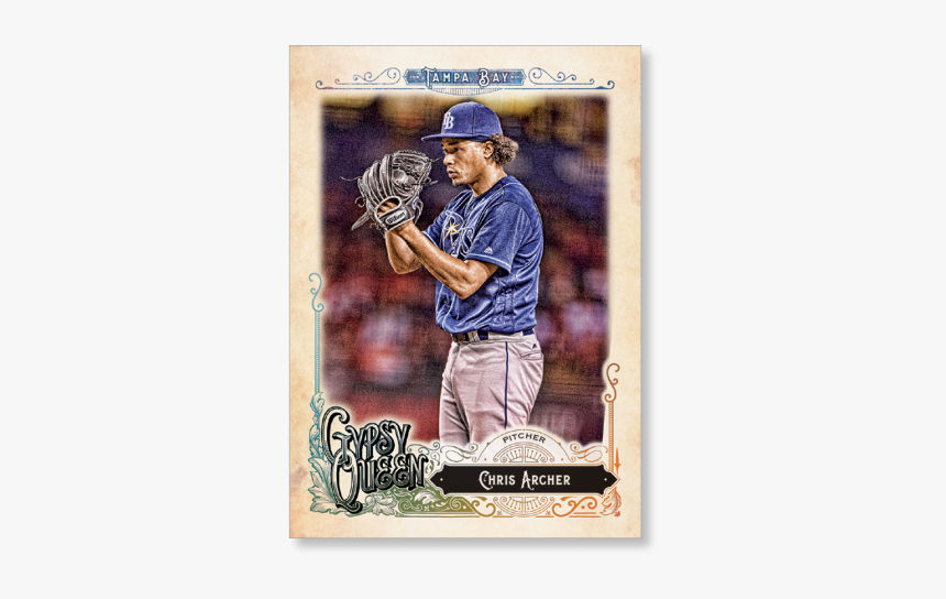 Chris Archer 2017 Gypsy Queen Baseball Base Cards Poster - Pitcher, HD Png Download, Free Download