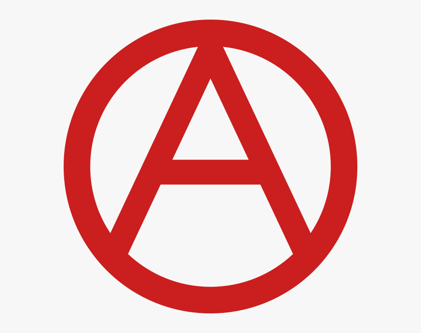 Traditionalanarchysymbol Anar - Anarchy Symbol Red, HD Png Download, Free Download