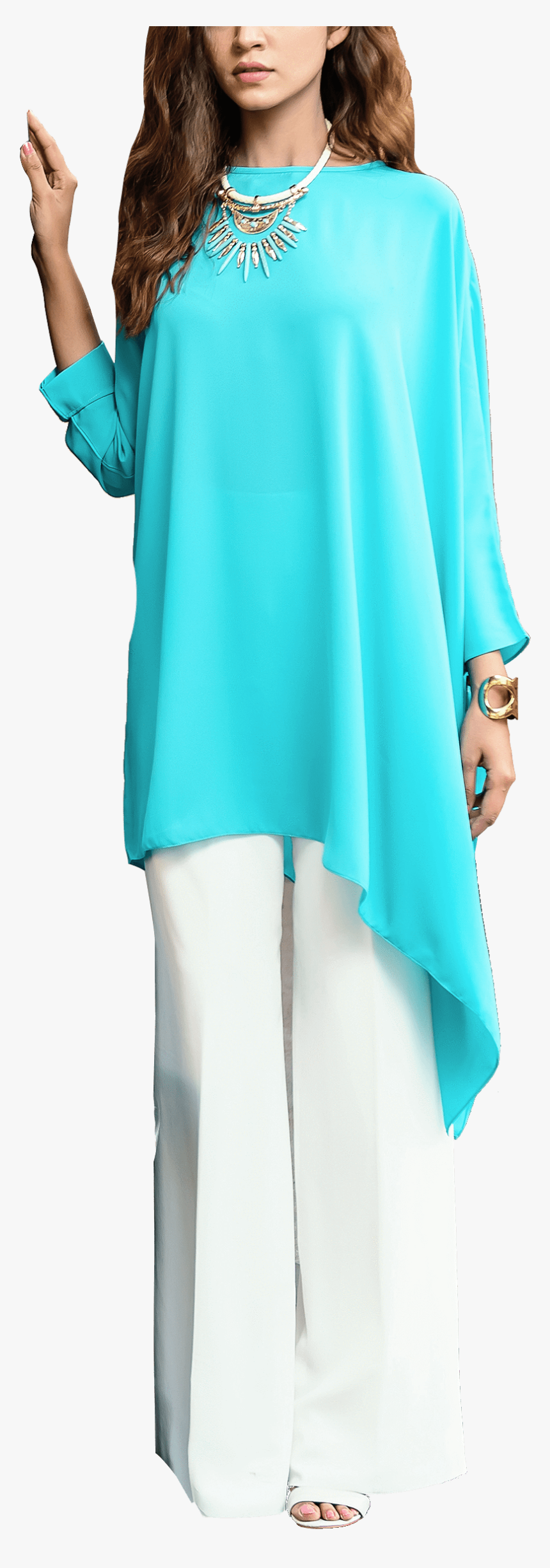 Belize Georgette Chiffon Tunic"
 Class="lazyload Lazyload - Nightwear, HD Png Download, Free Download