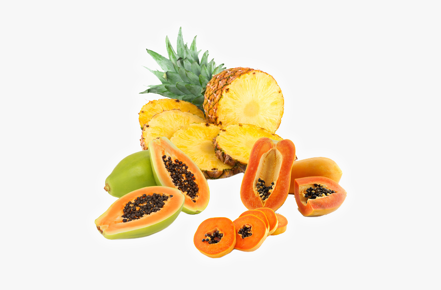 Pineapple And Papaya Fruits Png, Transparent Png, Free Download