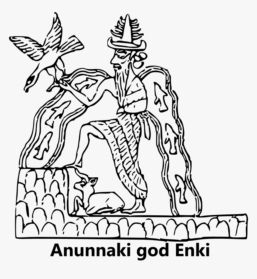 28 Collection Of Enki God Drawing, HD Png Download, Free Download
