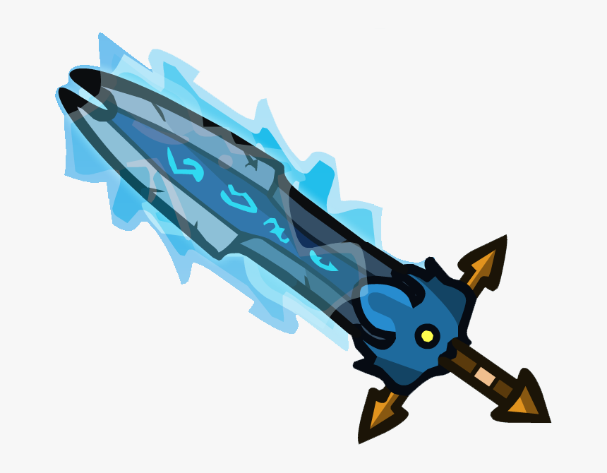 Ice Blade Of Gods - Helmet Heroes God Blade, HD Png Download, Free Download