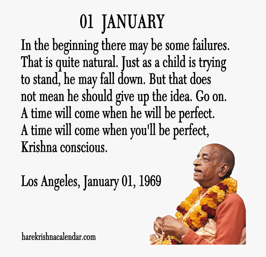 Sp1stjan - Srila Prabhupada Quotes Janmashtami, HD Png Download, Free Download