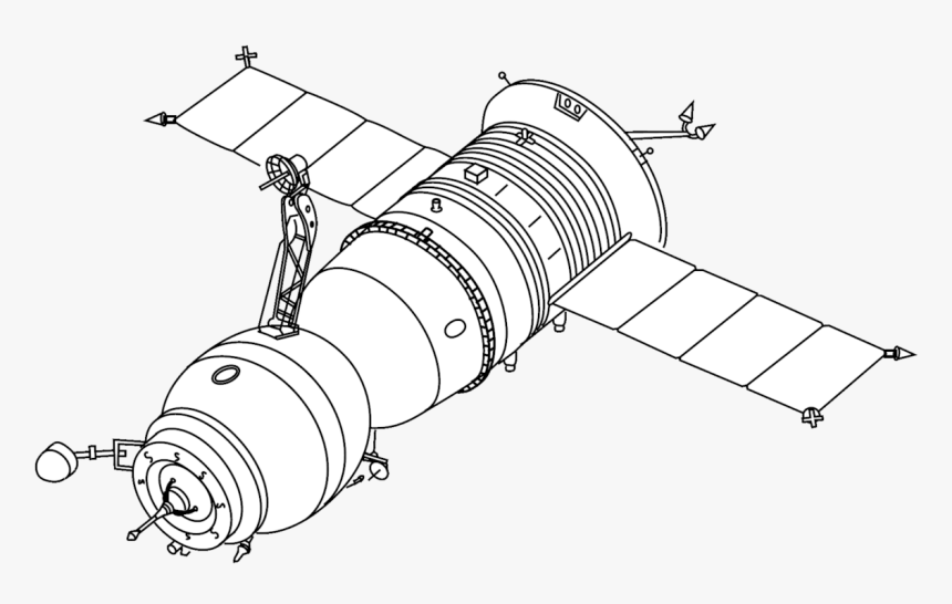 Satellite Black And White, HD Png Download, Free Download