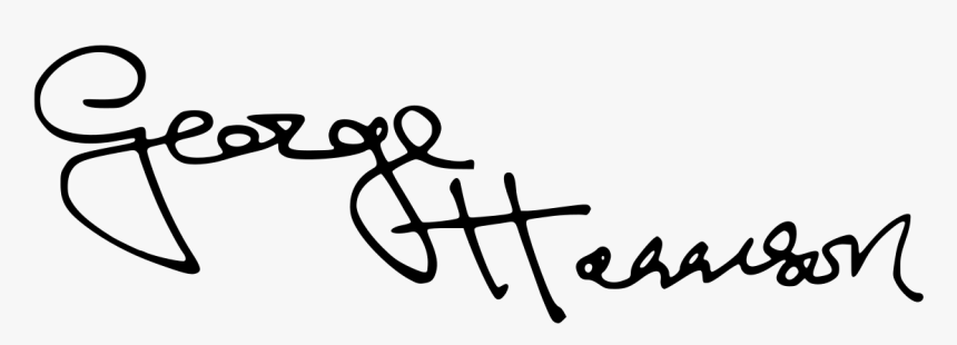 George Harrison Signature, HD Png Download, Free Download