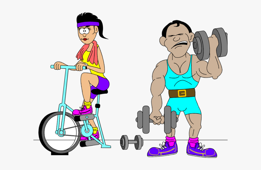 Transparent Fitness Training Clipart - Exercising And Working Out, HD Png Download, Free Download