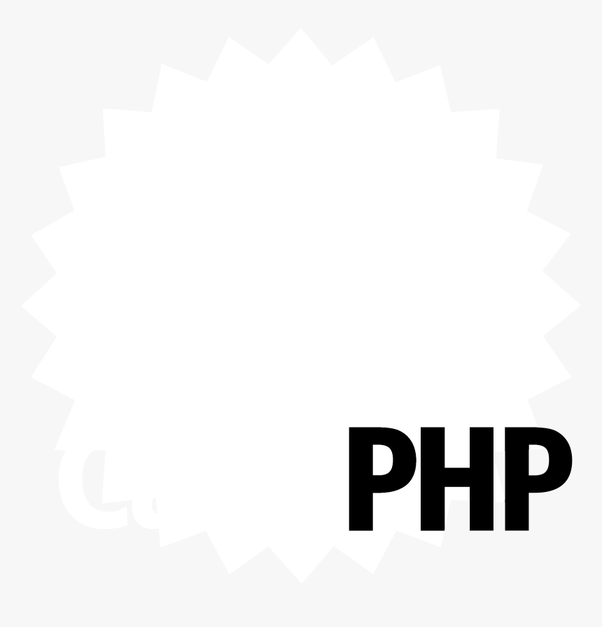 Cakephp Logo Black And White - Cake Php White Logo, HD Png Download, Free Download