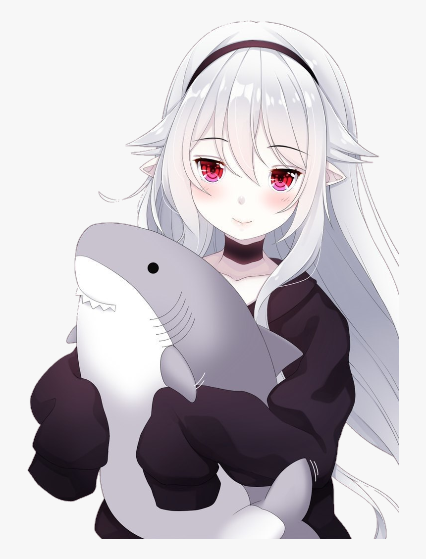 Drawing Shark Anime Report Abuse Tumblr Art Girl Girls - Anime Shark Girl Art, HD Png Download, Free Download