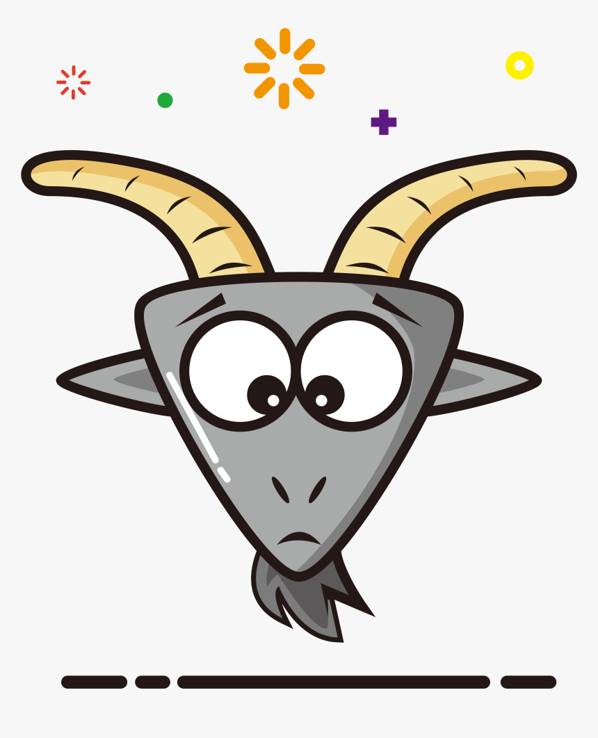 Goat Mbe Cartoon Cute Png And Vector Image - Hình Ảnh Mũ Con Dê, Transparent Png, Free Download