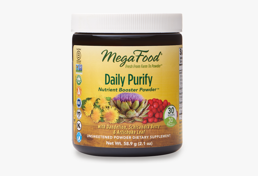 Megafood Daily Purify Nutrient Booster Powder, HD Png Download, Free Download
