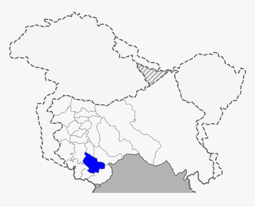 Kashmir Map Png, Transparent Png, Free Download