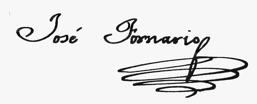 Firma De José Fornaris - Calligraphy, HD Png Download, Free Download