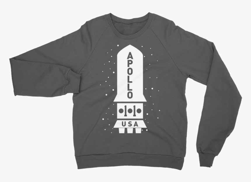 Sweatshirt Dannys Apollo Rocket For Print Mockup Front, HD Png Download, Free Download