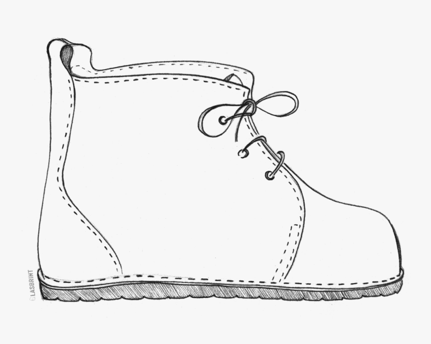 Boot Baby - Line Art, HD Png Download, Free Download