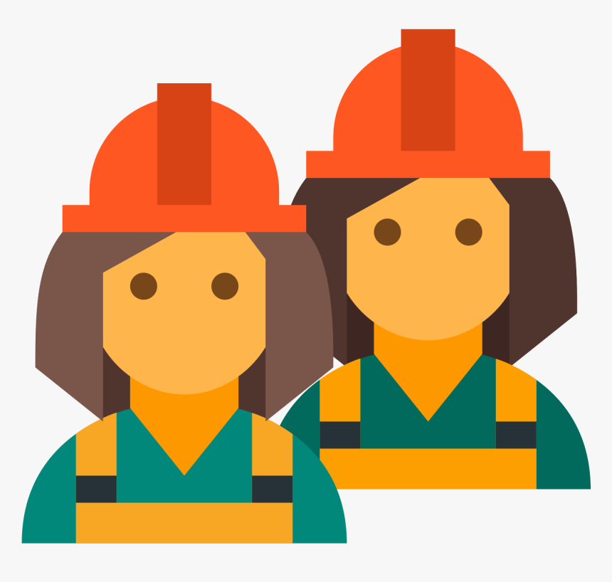 Transparent Fedora Clipart - Female Worker Icon, HD Png Download, Free Download