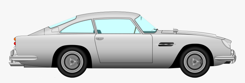 James Bond Clipart Spectre - Cartoon James Bond Car, HD Png Download, Free Download