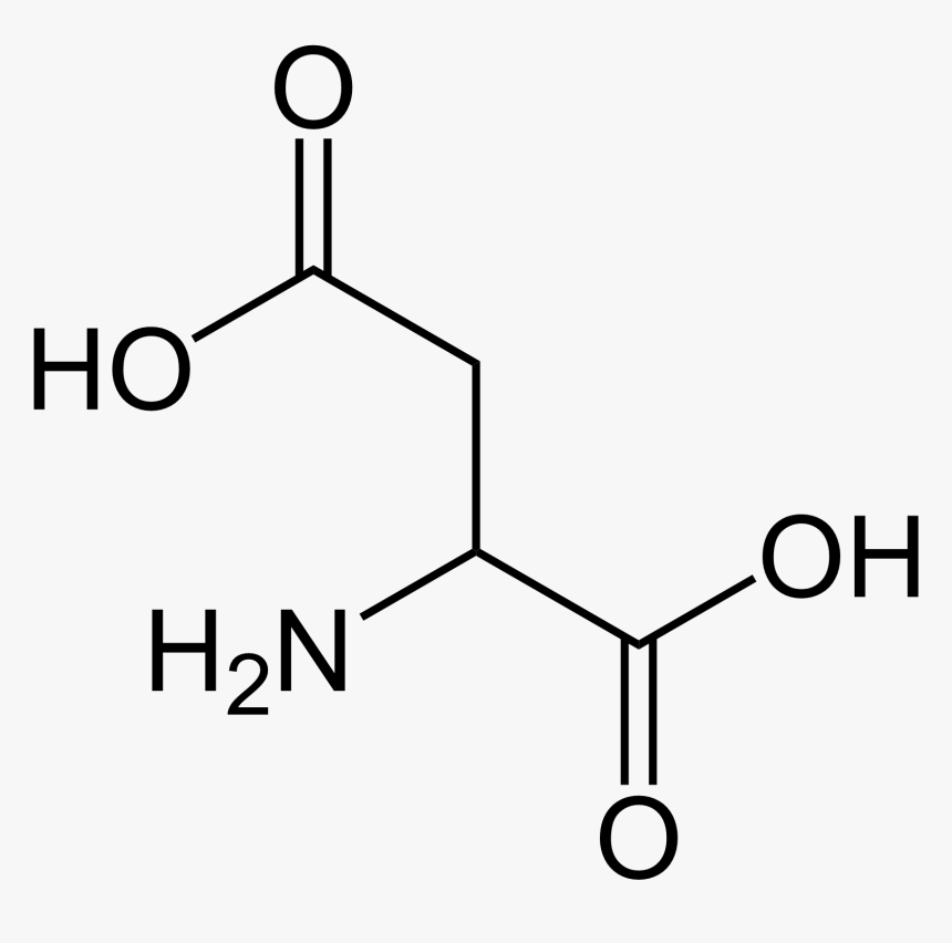 Aspartic Acid Simple - Aspartic Acid, HD Png Download, Free Download