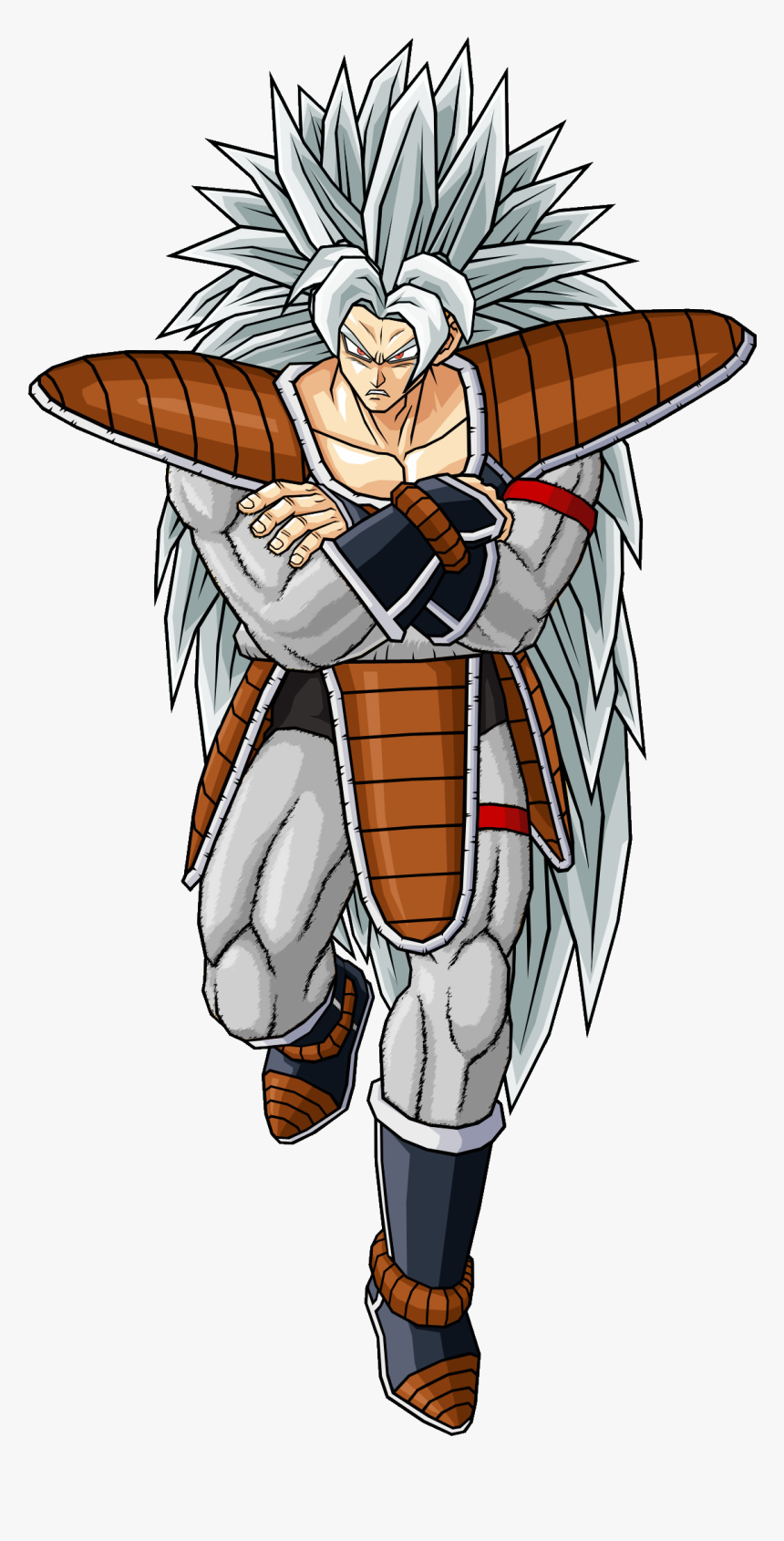 Ssj Raditz - Dragon Ball Z Silver, HD Png Download, Free Download