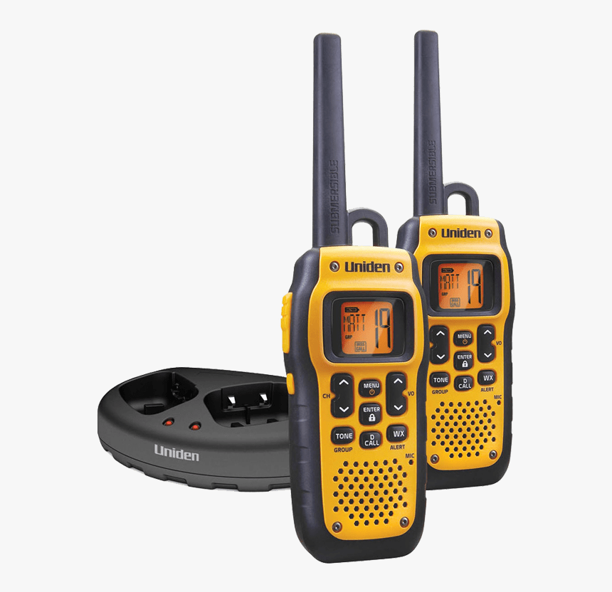 Uniden Submersible Walkie Talkie Yellow, HD Png Download, Free Download