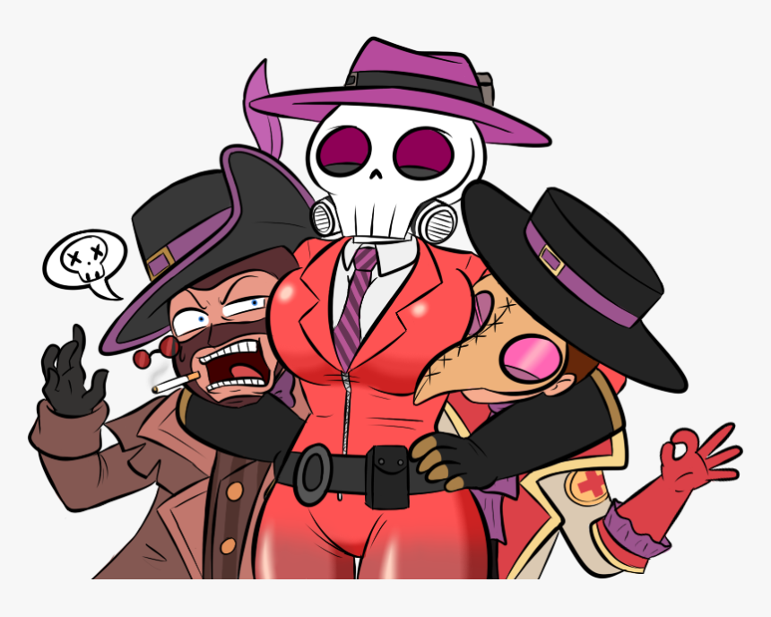 Some Doodles I Made Of My Fav Tf2 Classes Loadouts
yes - Tf2 Fempyro, HD Png Download, Free Download