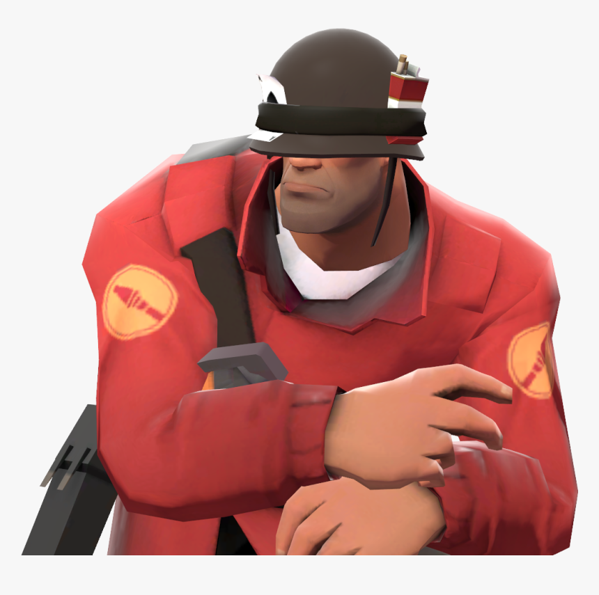 Soldier With The Soldier& - Team Fortress 2 Soldier Hat, HD Png Download, Free Download