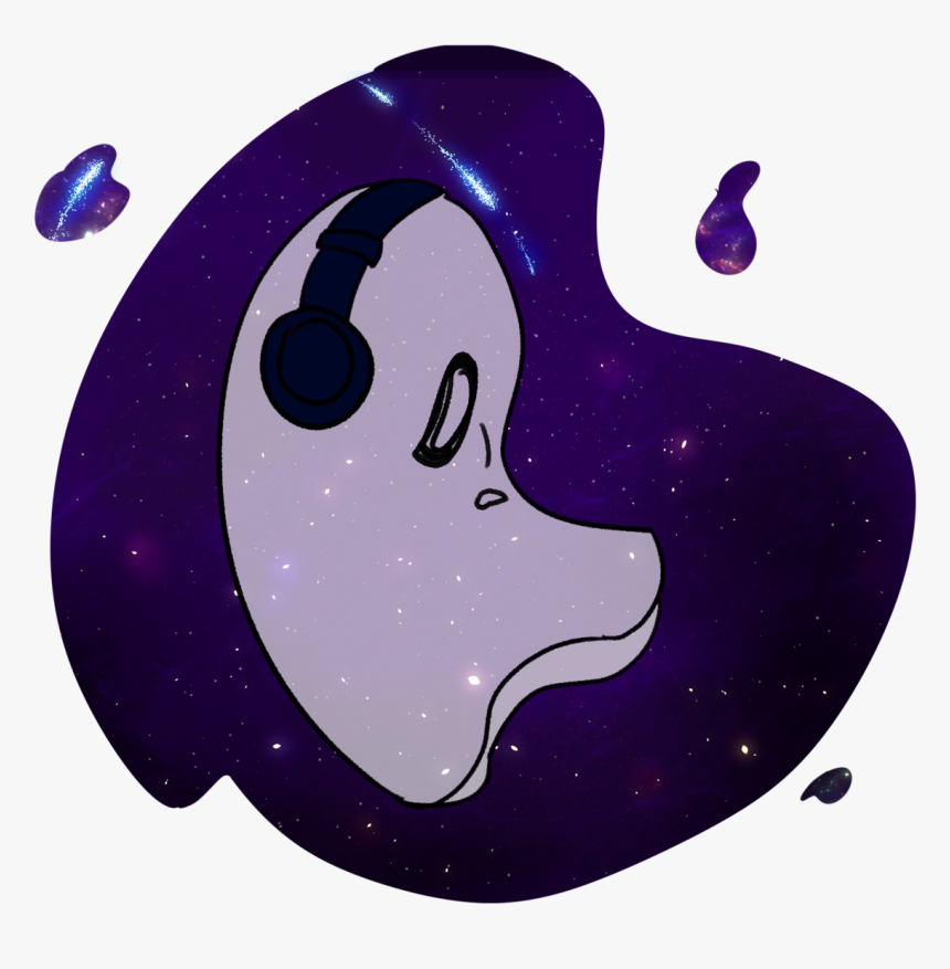 Redid An Old Drawing Of Napstablook - Cartoon, HD Png Download, Free Download