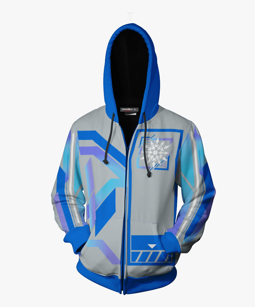 Rwby Weiss Schnee New Zip Up Hoodie - Overwatch D Va Jumper, HD Png Download, Free Download