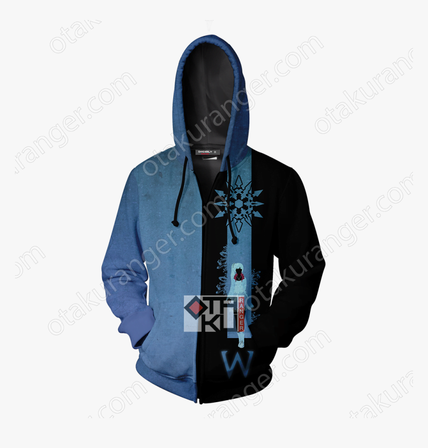 Rwby Weiss The Atlesian Knightmare Symbol Zip Up Hoodie - Big Bang Theory, HD Png Download, Free Download