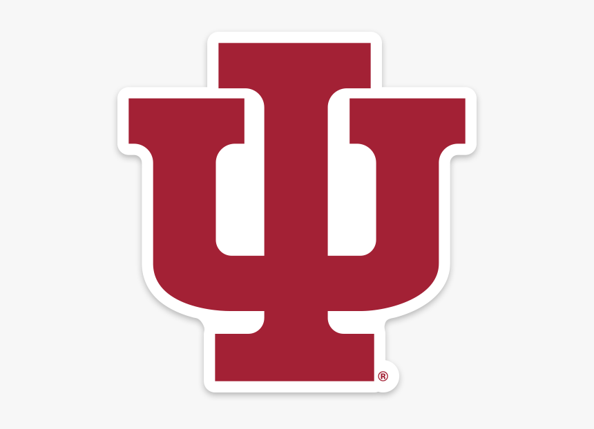 Vintage Iu Logo Sticker"
 Data-large Image="//cdn - Carmine, HD Png Download, Free Download