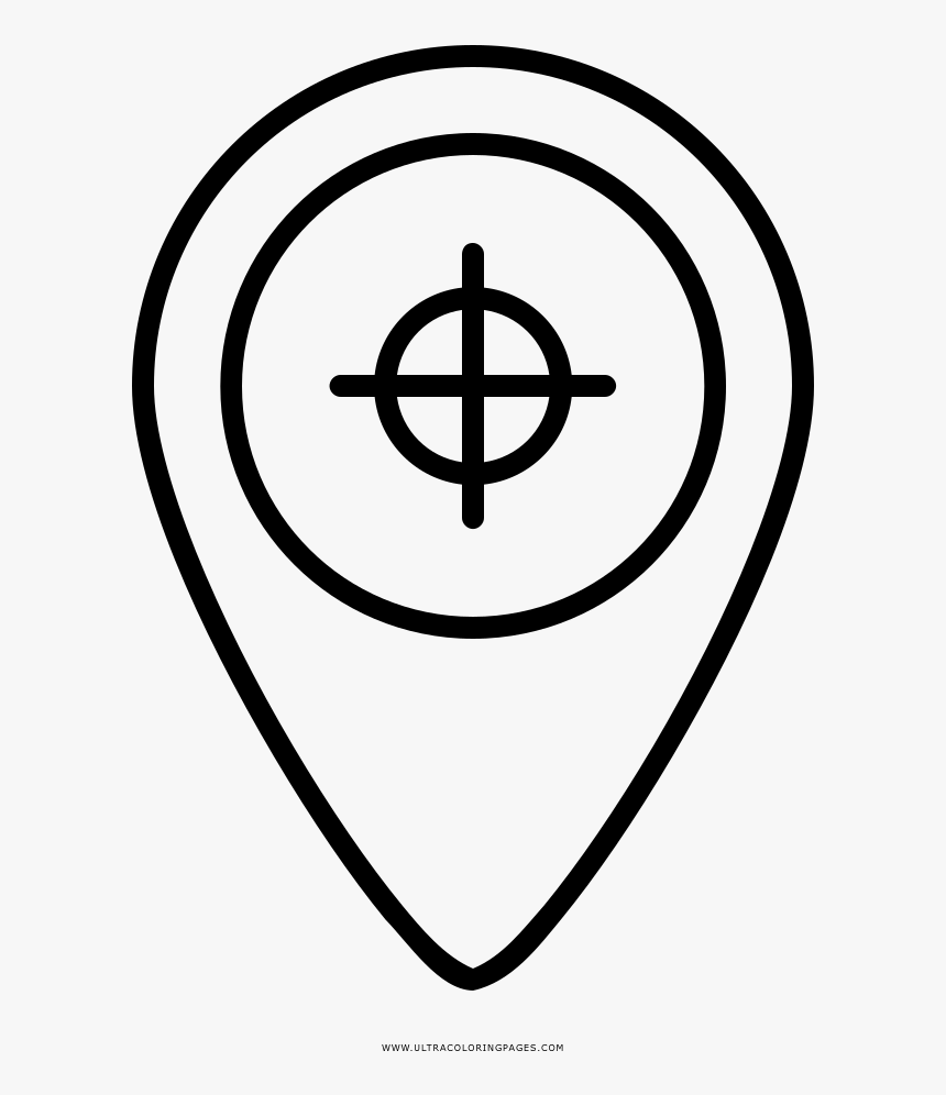 Target Location Coloring Page - Emblem, HD Png Download, Free Download