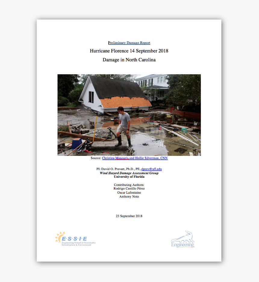 Hurricane Florence Damage North Carolina, HD Png Download, Free Download