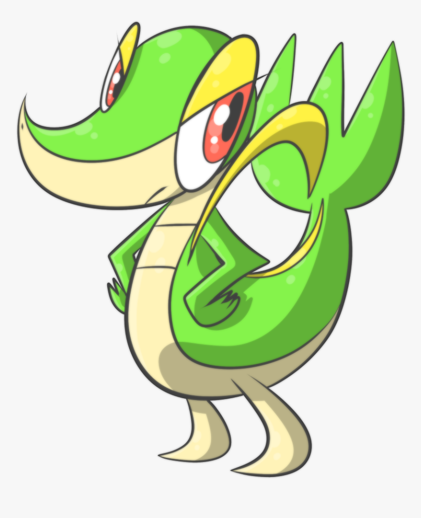 View Snivy , - Cartoon, HD Png Download, Free Download