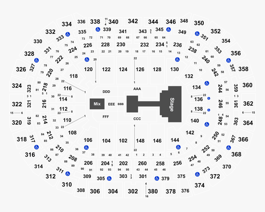 Pepsi Center Section 116 Row 1, HD Png Download, Free Download