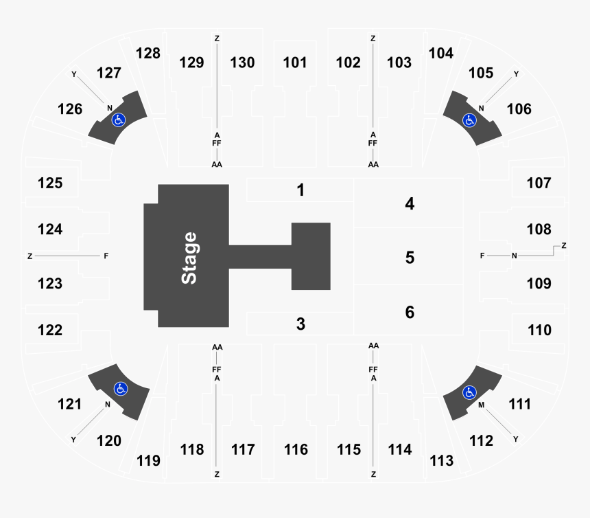 Uic Pavillion Seating Chart, HD Png Download, Free Download