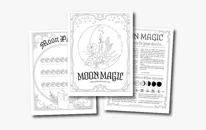 Printable Book Of Shadows Coloring, HD Png Download, Free Download
