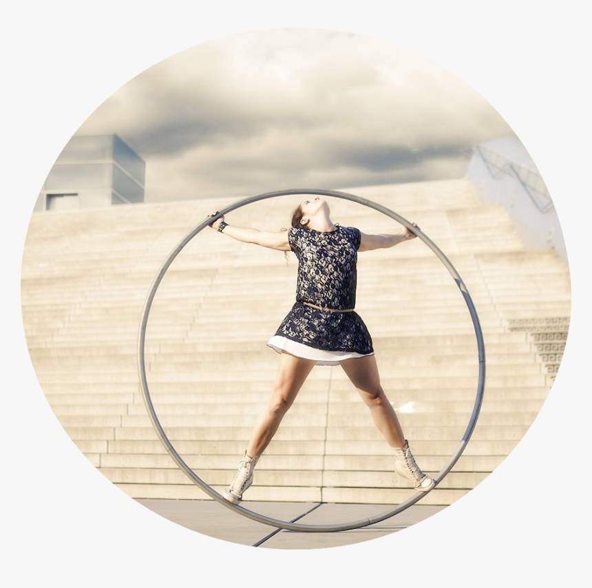 Claudia Franco, Cyr Wheel, July2015 - Circle, HD Png Download, Free Download