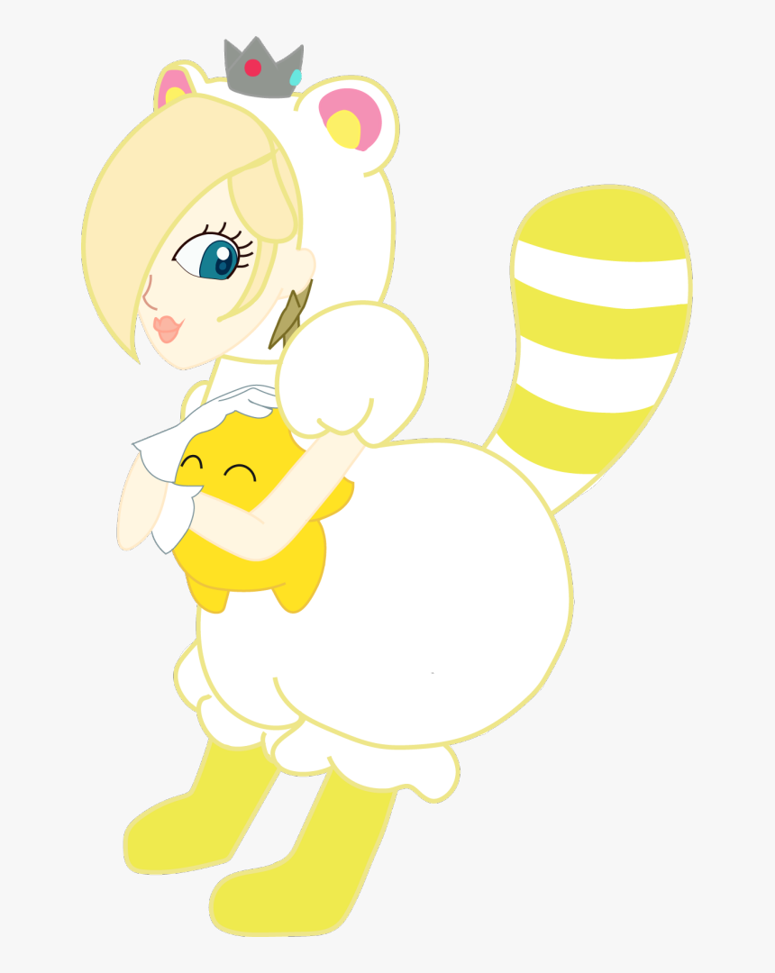 White Tanooki Rosalina , Png Download - Rosalina Tanooki, Transparent Png, Free Download