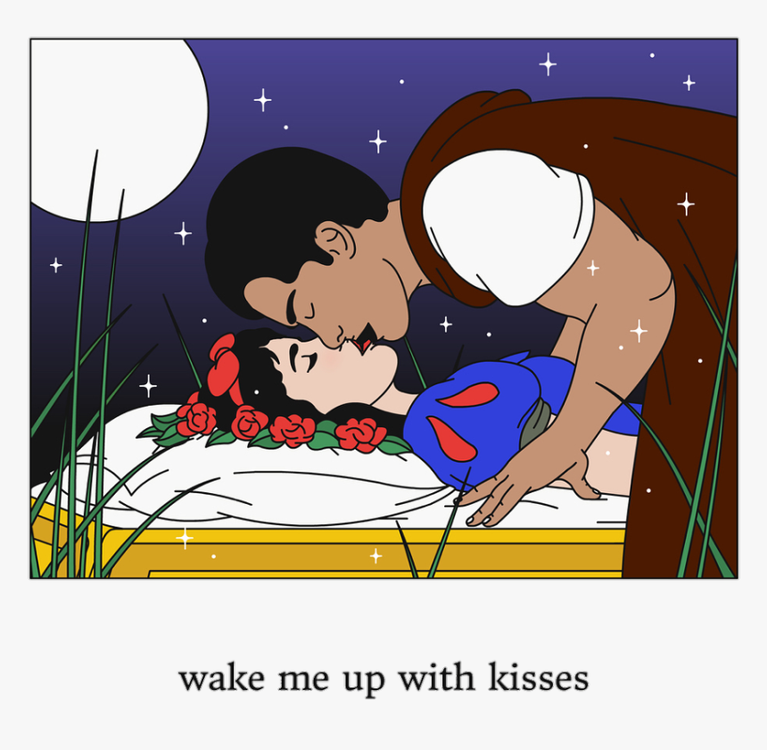 #wakemeup #kiss #snowwhite - Cartoon, HD Png Download, Free Download