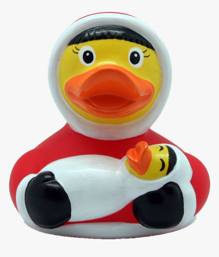 Eskimo With Baby Duck - Rubber Duck, HD Png Download, Free Download