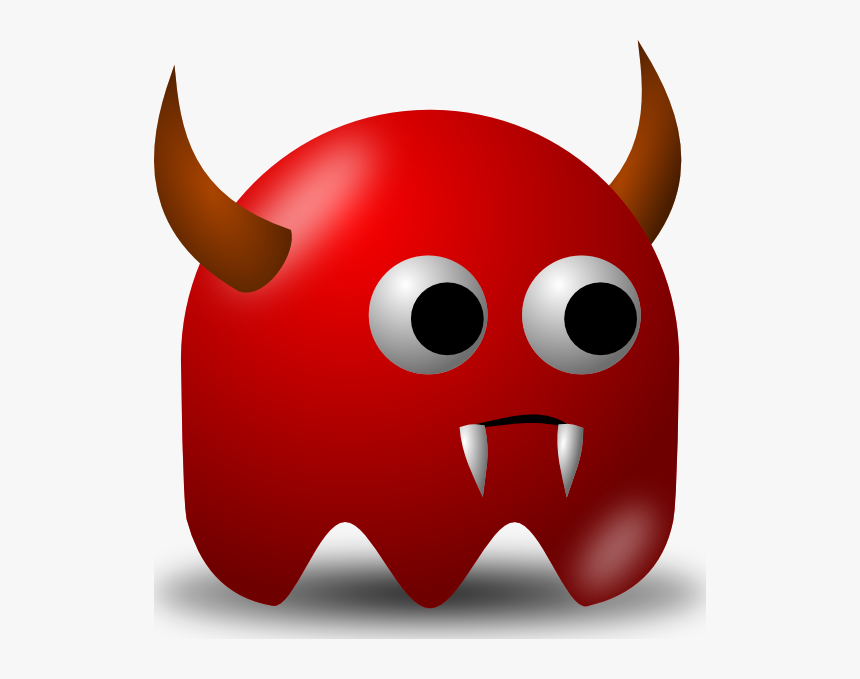 Pcman Game Baddie Devil Svg Clip Arts - Devil Clip Art, HD Png Download, Free Download