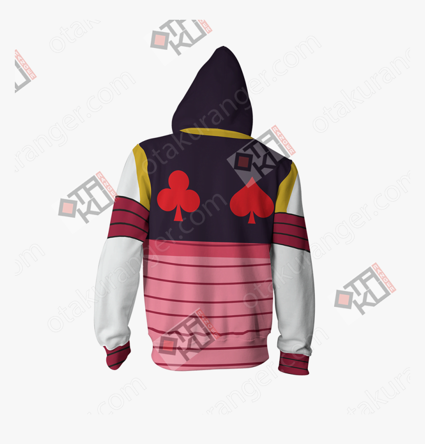 Hunter X Hunter Hisoka Cosplay Zip Up Hoodie Jacket - Hoodie, HD Png Download, Free Download