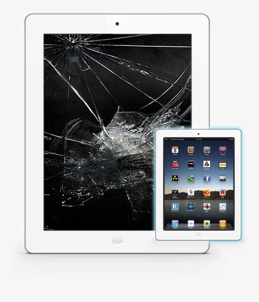 Ipad2lcd White - Tablet Computer, HD Png Download, Free Download