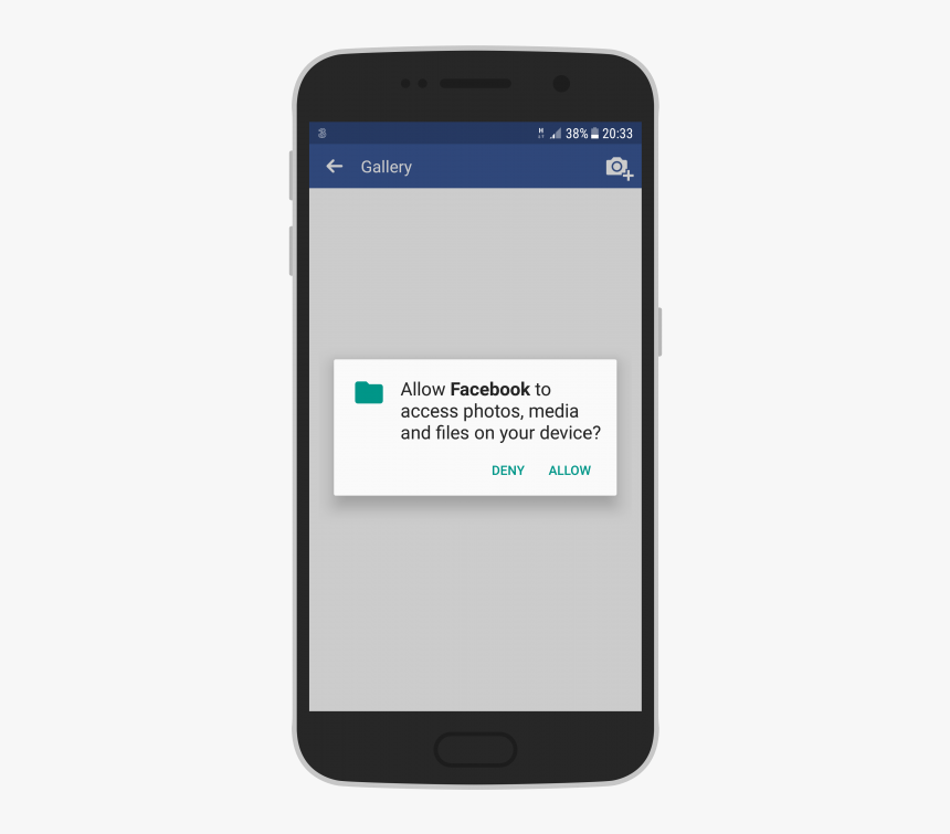 Facebook Live Audio On Android Allow Access To Media - Login With Facebook Ui, HD Png Download, Free Download